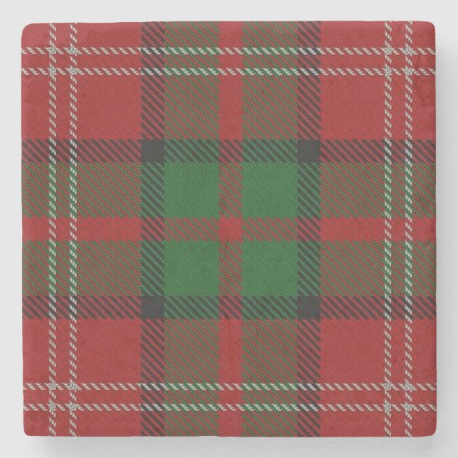 Old Scots Tavern Klan Nisbet Tartan Stenunderlägg (Framsidan)