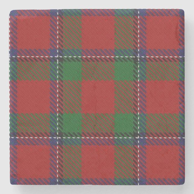 Old Scots Tavern Klan Sinclair Tartan Underlägg Sten (Framsidan)
