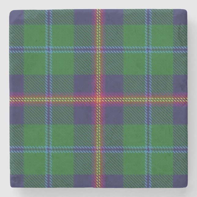 Old Scots Tavern Klan Young Tartan Underlägg Sten (Framsidan)