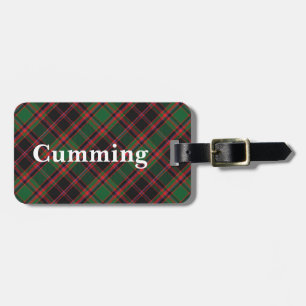 Old Scotsman Klan Cumming Tartan Bagagebricka