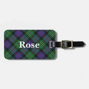 Old Scotsman Klan Ro Tartan Bagagebricka