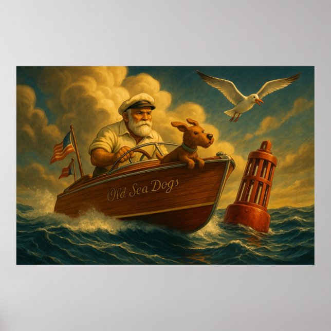 Old Sea Dogs: a sailor and his trusty canine  Poster (Framsidan)