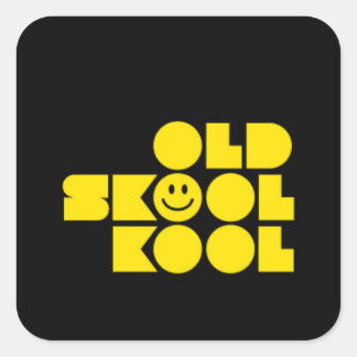 Old Skool Kool Logotyp Sticker Large Pack Fyrkantigt Klistermärke