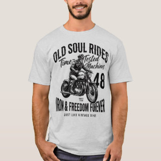 Old Soul Rides – Järn & Frihet För Evigt Vintage  T Shirt