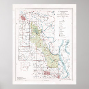 Old St Francis National Forest Karta (1970) Poster