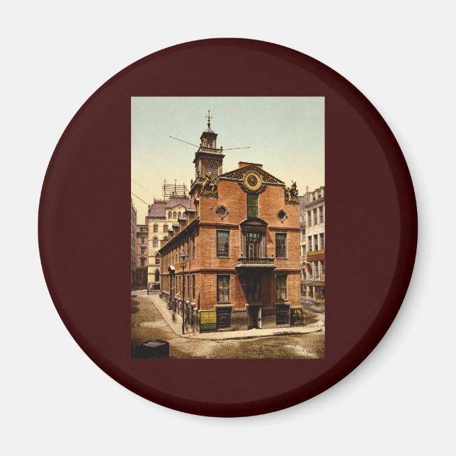 Old State House Boston Massachusetts Magnet (Framsidan)