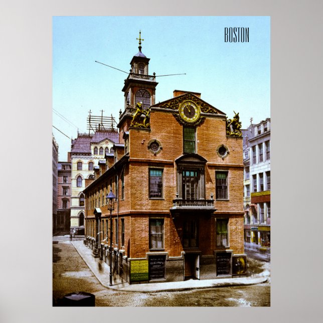 Old State House i Boston (1900) Poster (Framsidan)