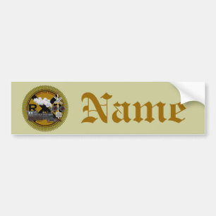 Old Tåg Bumper Sticker Bildekal