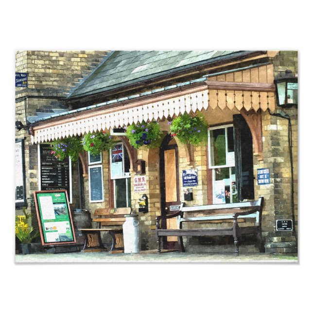 OLD TÅG STATION FOTOTRYCK (Framsidan)