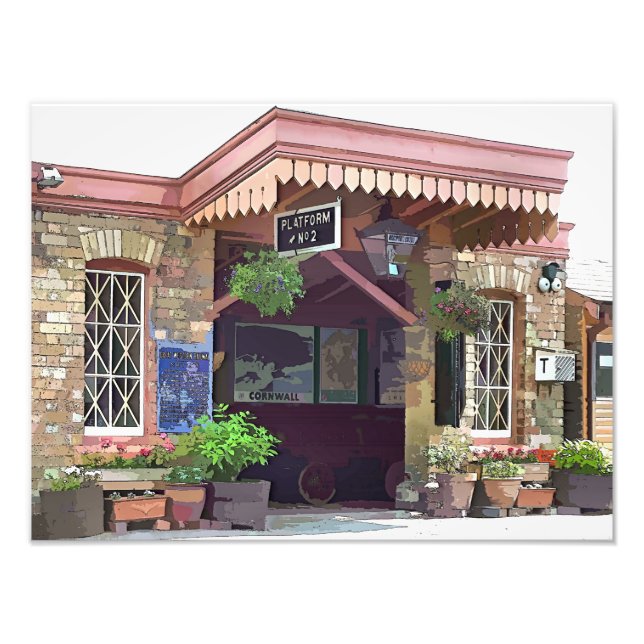 OLD TÅG STATION FOTOTRYCK (Framsidan)