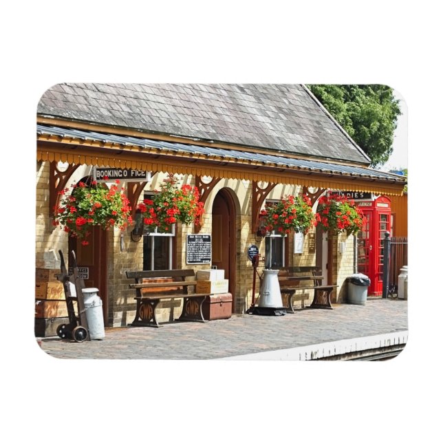 OLD TÅG STATION MAGNET (Horisontell)