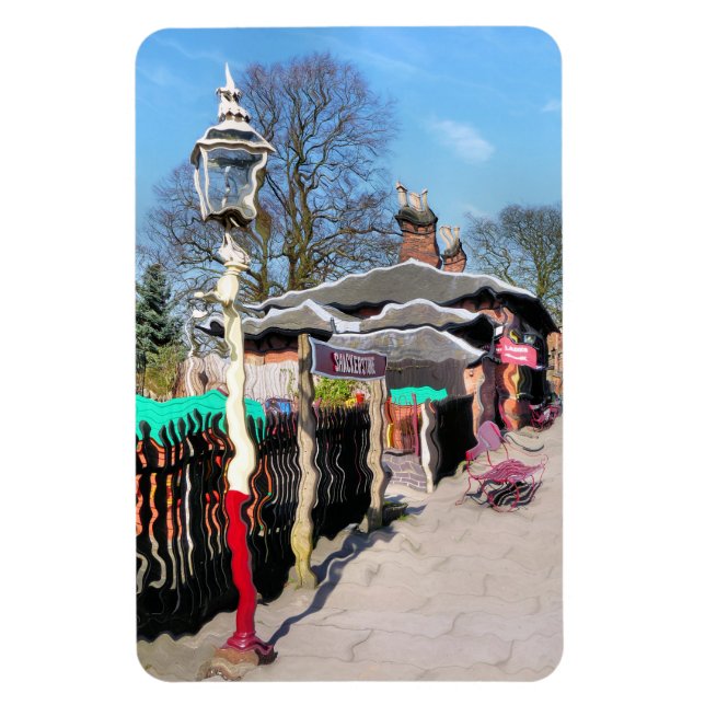 OLD TÅG STATION MAGNET (Vertikal)