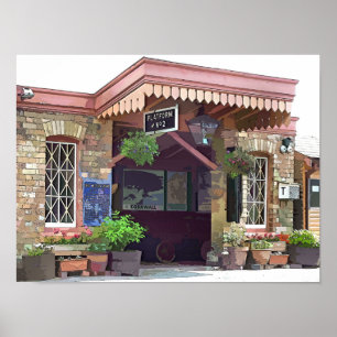 OLD TÅG STATION POSTER