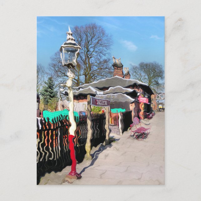 OLD TÅG STATION VYKORT (Framsida)