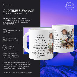 Old Time Survivor Jumbo Ceramic Mugg