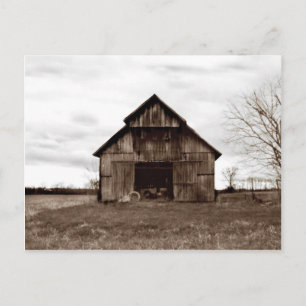 Old Tobacco Barn Vykort