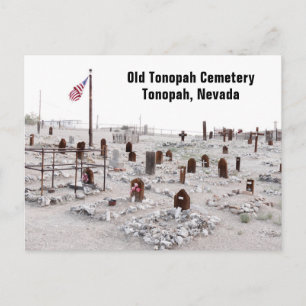 Old Tonopah Cemetery, NV Vykort