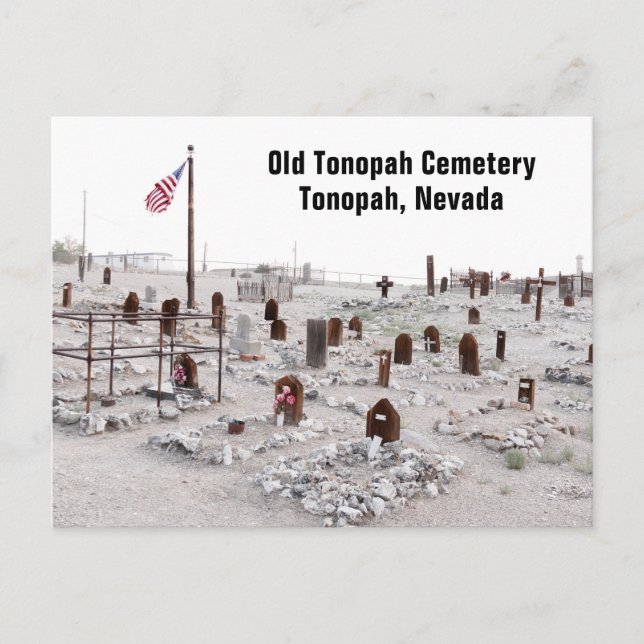 Old Tonopah Cemetery, NV Vykort (Framsida)