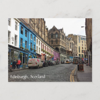 Old Town, Edinburgh, Skottland Vykort