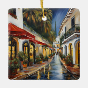 Old Town Marbella Julgransprydnad Keramik