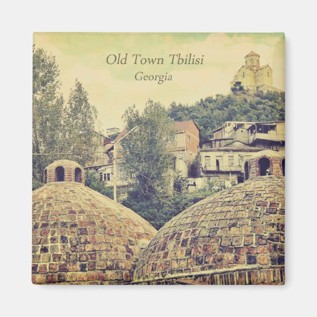Old Town Tbilisi, Georgia - magnet (Framsidan)