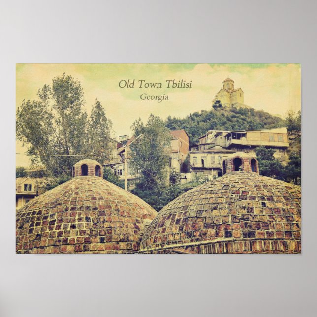 Old Town Tbilisi, Georgia - poster (Framsidan)
