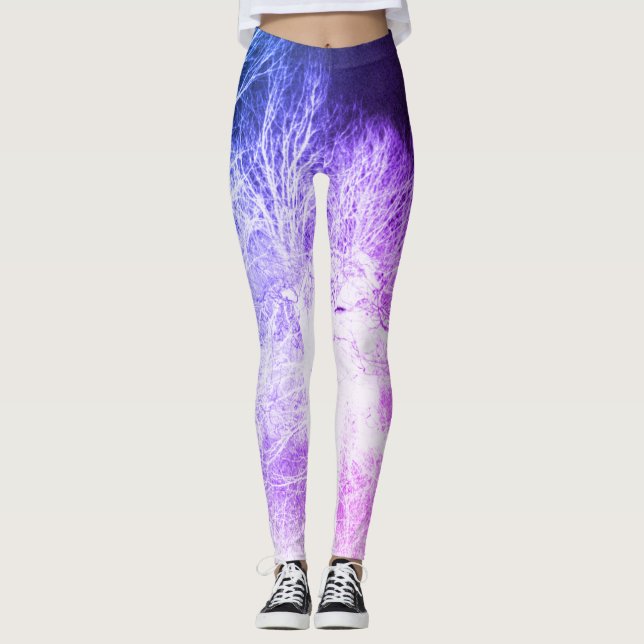 Old Träd Photo Leggings (Framsida)