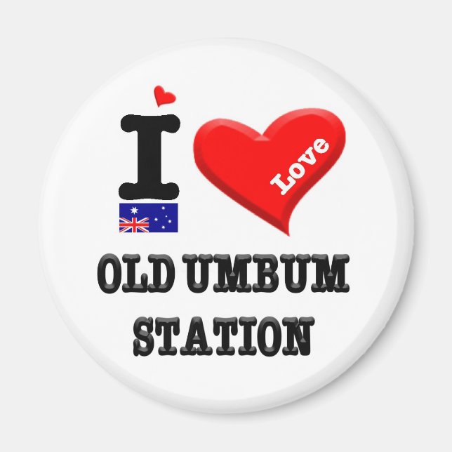 OLD UMBUM STATION - I Kärlek Magnet (Framsidan)