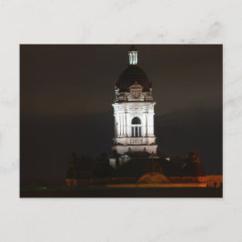 Old Vanderburgh County Domstol, Evansville, IN Vykort