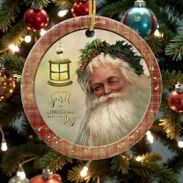 Old Victorian Rustic Family Personalized Julgransprydnad Keramik