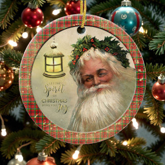 Old Victorian Rustic Family Personalized Julgransprydnad Keramik