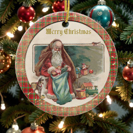 Old Victorian Rustic Family Personalized Julgransprydnad Keramik