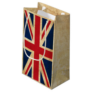 Old Vintage Grunge United Kingdom Flagga Union Jac