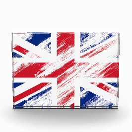 Old Vintage Grunge United Kingdom Flagga Union Jac