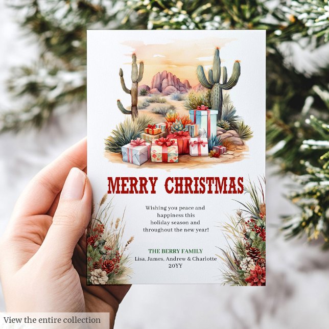 Old West Christmas greeting card printable Julkort (Old West Christmas greeting card printable

)