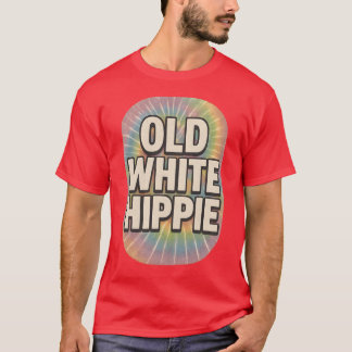 OLD WHITE HIPPIE T SHIRT
