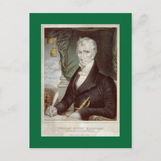 Old William Henry Harrison porträtt Vykort