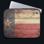 Old Wood Texas Flagga Laptop Fodral<br><div class="desc">Texas Flagga; Texan; Texian; Tejano;</div>