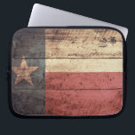 Old Wood Texas Flagga Laptop Fodral<br><div class="desc">Texas Flagga; Texan; Texian; Tejano;</div>
