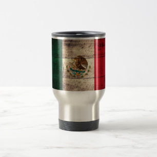 Old Wooden Mexico Flagga Resemugg
