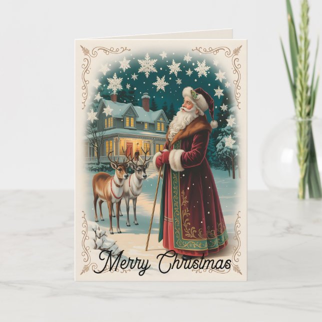 Old World Christmas Christmas 7 Card Kort (Framsida)