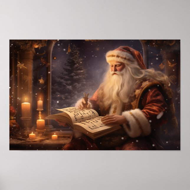 Old World Santa Poster (Framsidan)