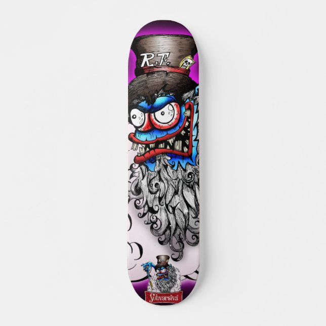 OldCRAZYman Mini Skateboard Bräda 18,7 Cm (Framsida)