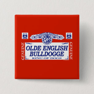 Olde engelska Bulldogge Knapp