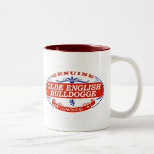 Olde engelska Bulldogge Två-Tonad Mugg