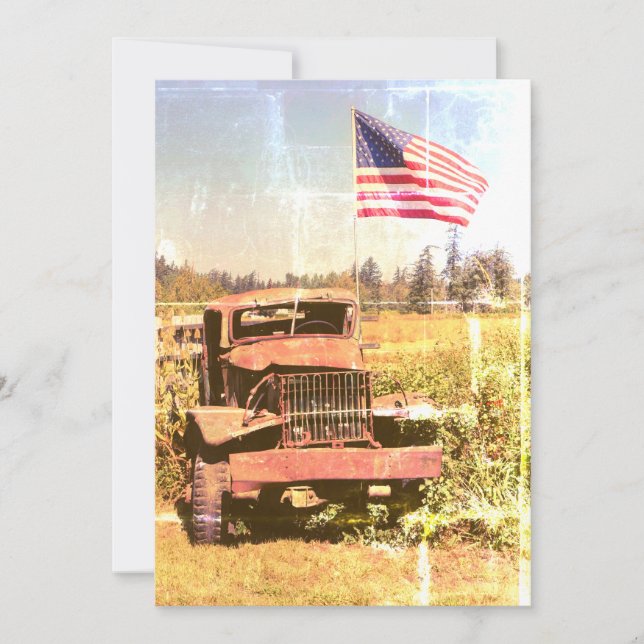 Olde glory inbjudningar (Framsida)