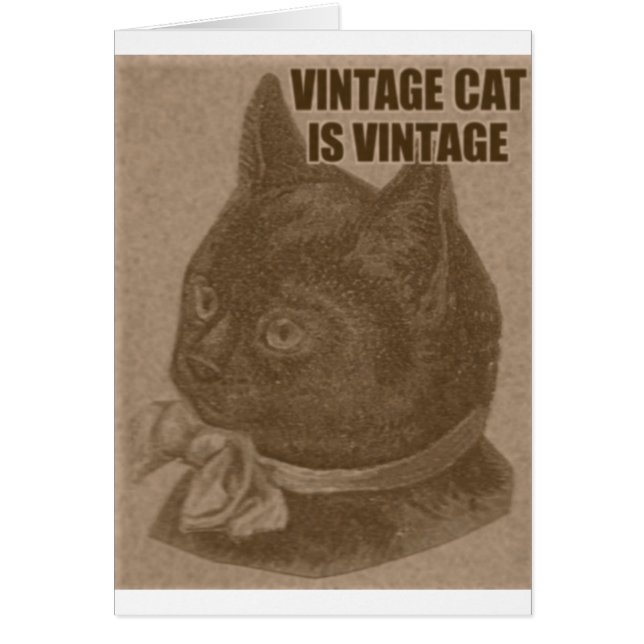 Olde LOLcat Hälsningskort (Framsidan)