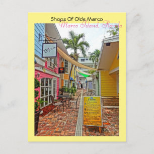 Olde Marco - Marco Island Florida-butiker Vykort