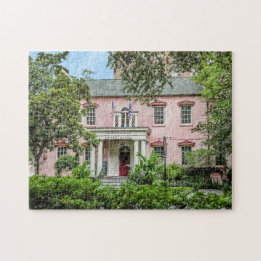 Olde Rosa House Savannah Landmark Photo Puzzle Pussel
