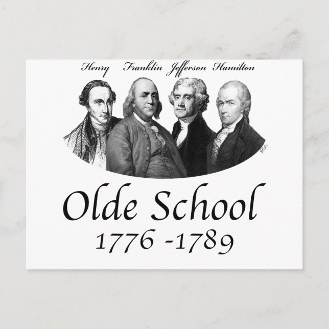 Olde School-vykort Vykort (Framsida)